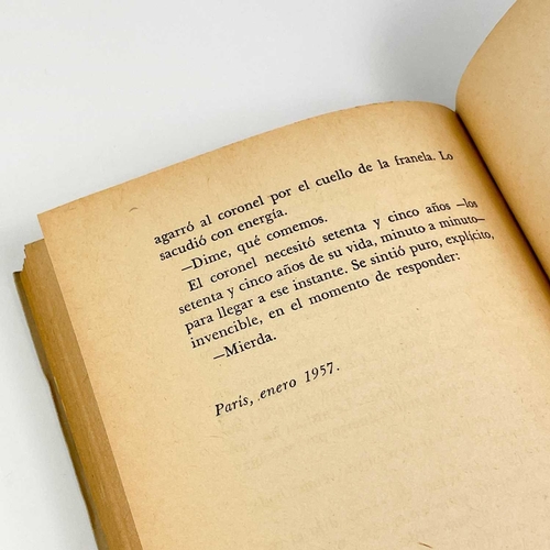 70 - A first edition Gabriel Garcia Marquez. 'El Coronel No Tiene Quien Le Escriba (No One Writes to the ... 