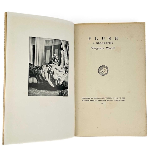 75 - Virginia Woolf. Seven classic works. 'The Waves,' first edition, lacks dj, sun bleaching to original... 