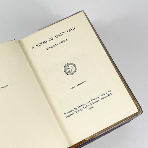 75 - Virginia Woolf. Seven classic works. 'The Waves,' first edition, lacks dj, sun bleaching to original... 