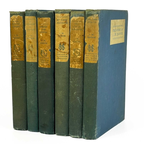 76 - Seven works by J. M. Barrie, including 'Peter and Wendy'. 'Peter and Wendy,' first, second and third... 