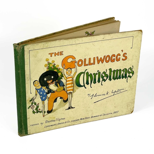 77 - A Bertha Upton work. 'The Goll***gg's Christmas,' first edition, pictorial cloth backed boards, ink ... 