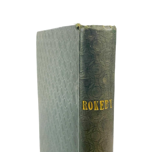 84 - WALTER SCOTT. 'Rokeby; A Poem,' first edition. Original cloth, stained and repaired titlepage, some ... 