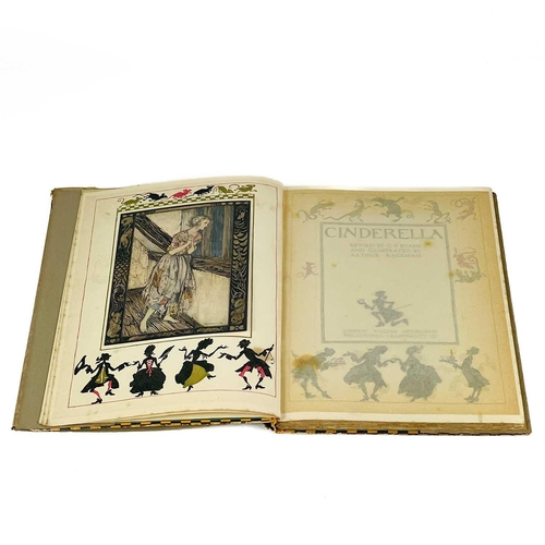 85 - Arthur Rackham Illustrations. 'Cinderella'. First trade edition, original cloth backed pictorial boa... 