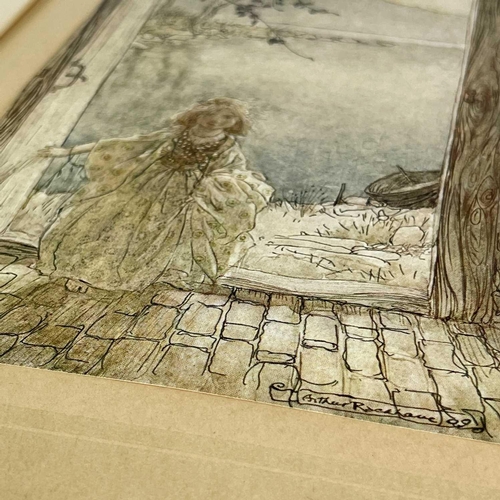 91 - Arthur Rackham Illustrations. Nine works. 'The King of the Golden River,' first trade edition, thin ... 