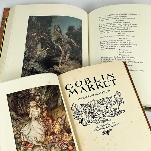 91 - Arthur Rackham Illustrations. Nine works. 'The King of the Golden River,' first trade edition, thin ... 