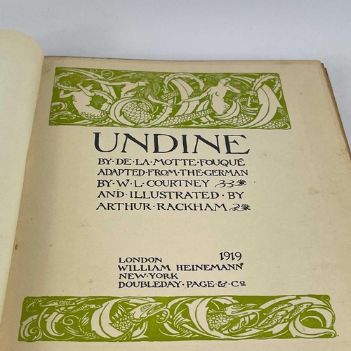 91 - Arthur Rackham Illustrations. Nine works. 'The King of the Golden River,' first trade edition, thin ... 