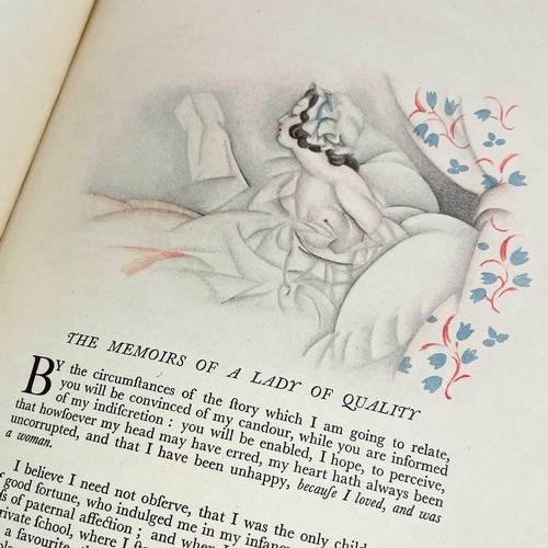 92 - The Memoirs Of Lady Vane, 1751 Illustrations by Vera Willoughby Limited edition review copy on mould... 