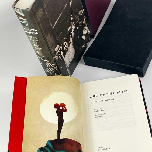 95 - FOLIO SOCIETY WILLIAM GOLDING, Lord Of The Flies; RICHARD FORTEY, The Earth - An Intimate History; W... 