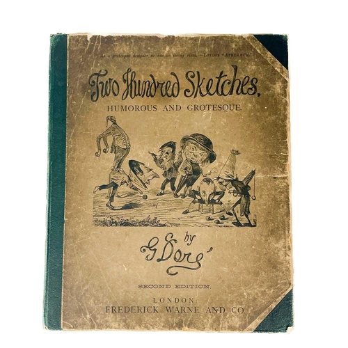 96 - Gustave Dore Illustrations. Four works. 'Historical Cartoons from the 1st Century to the 19th,' reba... 