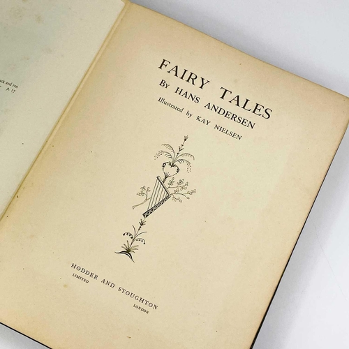 10 - Kay Nielson Illustrations. 'Fairy Tales by Hans Anderson'. First edition, original green silk cloth ... 