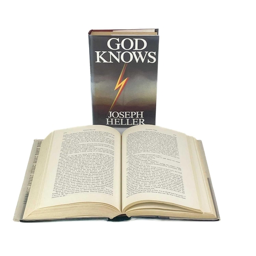 103 - JOSEPH HELLER. GOD KNOWS By Joseph Heller (1984) Jonathan Cape First edition Price clipped. Some spo... 