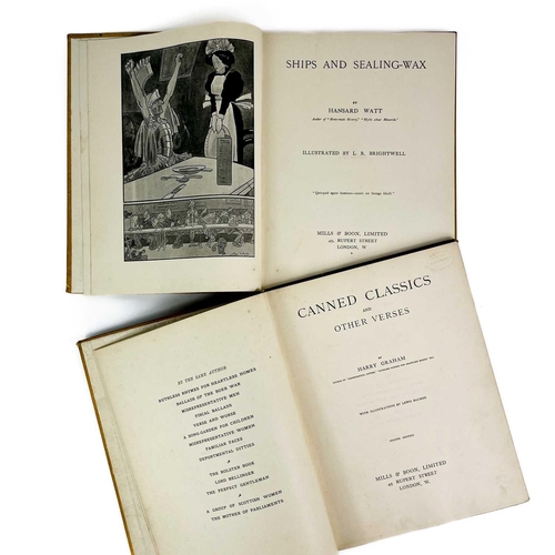 107 - Six illustrated works. GERALD GOULD and WILL DYSON. 'Lady Adela,' first edition, nibbles and loss to... 