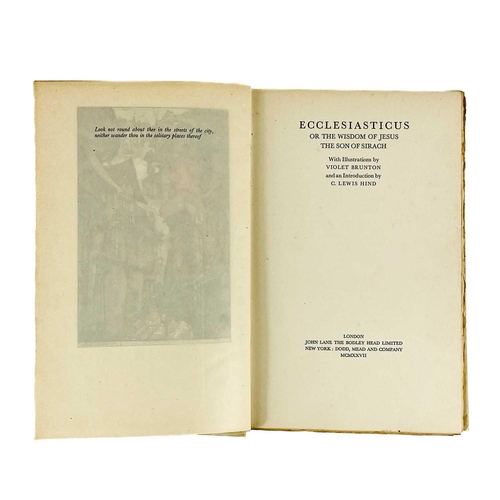 109 - ECCLESIASTICAL INTEREST. ECCLESIASTICUS OR THE WISDOM OF JESUS THE SON OF SIRACH With introduction b... 