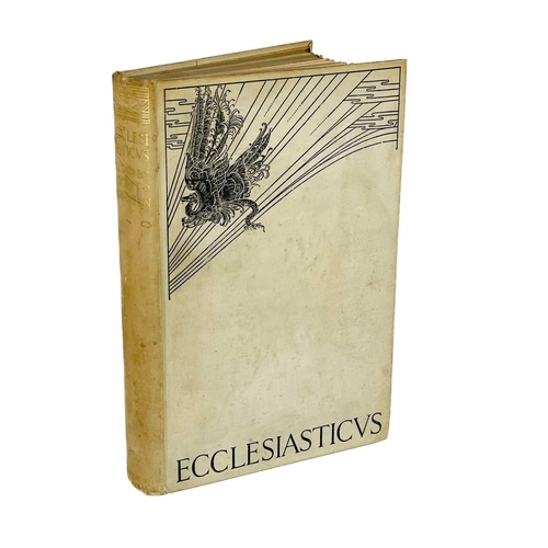 109 - ECCLESIASTICAL INTEREST. ECCLESIASTICUS OR THE WISDOM OF JESUS THE SON OF SIRACH With introduction b... 