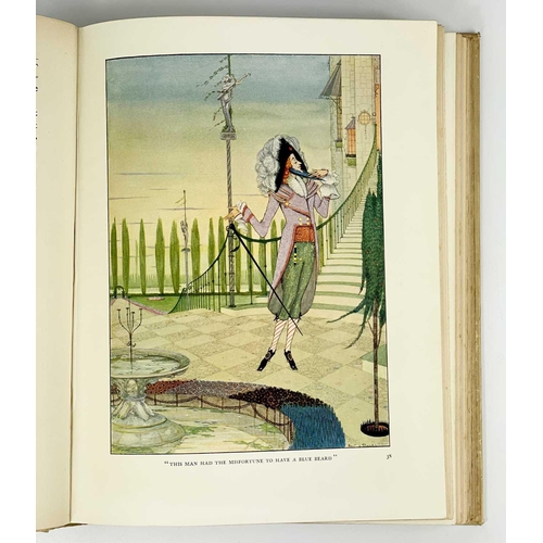 11 - Harry Clarke Illustrations. 'The Fairy Tales of Perrault'. First edition, staining to original origi... 