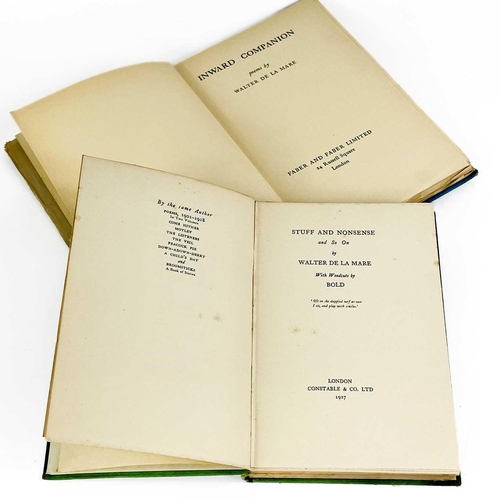 130 - Walter De La Mare. Six works. 'Ding Dong Bell,' first edition, original cloth, unclipped dj, Selwyn ... 