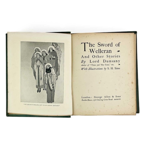 131 - Lord Dunsany (Edward Plunkett). Three first editions. 'Time and the Gods,' first edition, cloth back... 