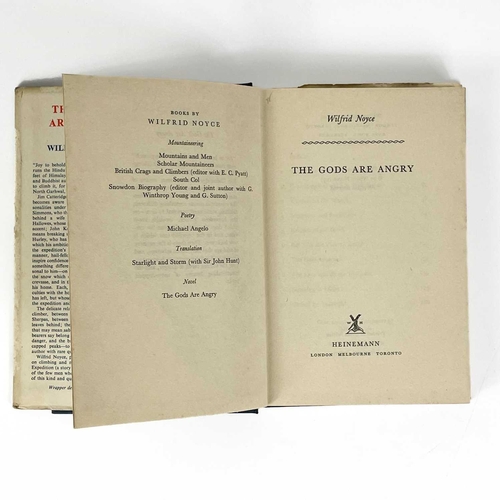 132 - Wilfrid Noyce. Three works. 'South Col,' first edition, original cloth, vibrant clipped dj, lacks fr... 