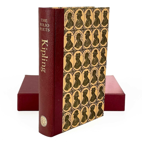 133 - FOLIO SOCIETY. THE FOLIO POETS - Wordsworth, Kipling, Coleridge and John Keats, each with cardboard ... 