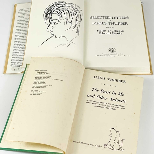 137 - James Thurber Illustrations. Seven works. 'The Thurber Carnival,' original pictorial cloth, spotting... 