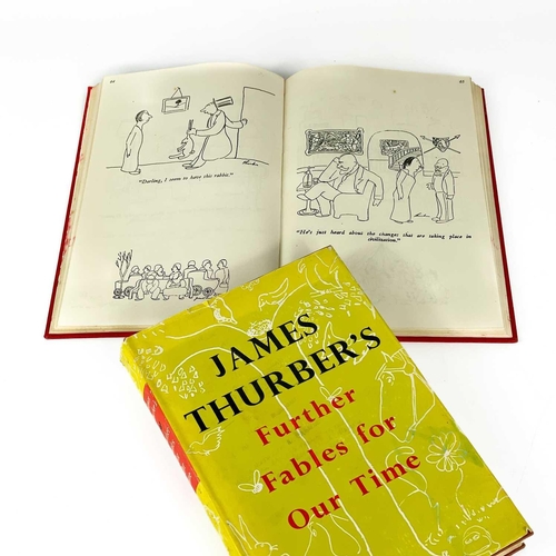 137 - James Thurber Illustrations. Seven works. 'The Thurber Carnival,' original pictorial cloth, spotting... 