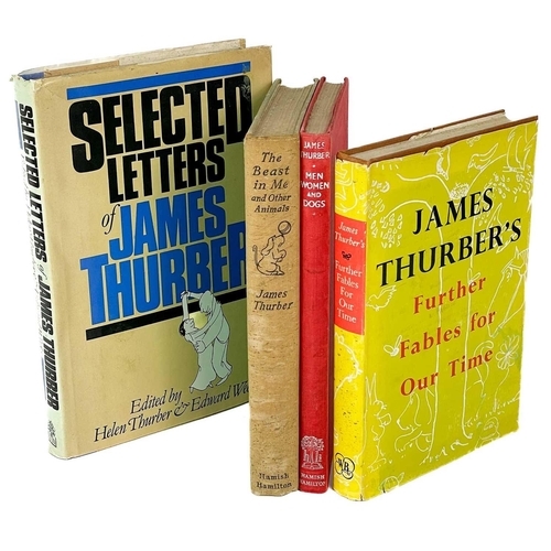 137 - James Thurber Illustrations. Seven works. 'The Thurber Carnival,' original pictorial cloth, spotting... 