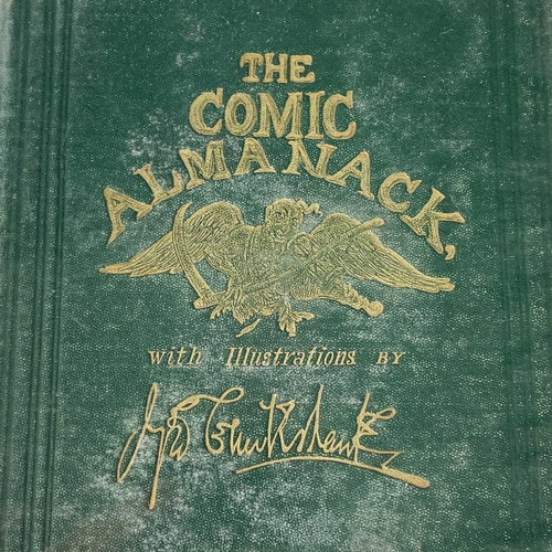 154 - George Cruikshank Illustrations. Seven 'The Comic Almanack'. Years 1838, 1840, 1841, 1843, all in or... 