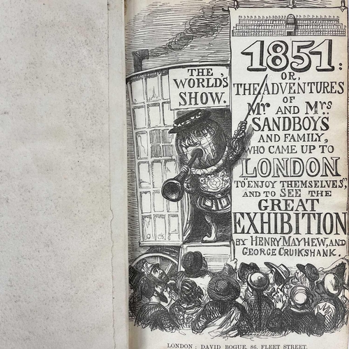 155 - George Cruikshank Illustrations. '1851: Or, The Adventures of Mr and Mrs Sandboys and Family Who Cam... 