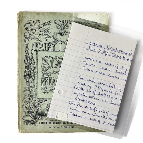 158 - George Cruikshank Illustrations. Original parts. 'Hop O My thumb and the Seven League Boots,' Fairy ... 