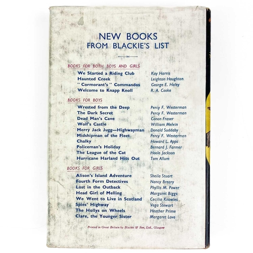 179 - Early to mid-century popular fiction. LENNOX KERR. 'The Blackspit Smugglers,' original cloth, clippe... 