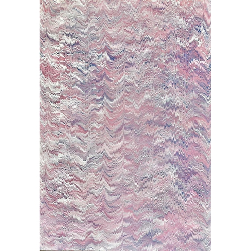 222 - Hand-marbled patterned bookbinding paper Twenty five sheets 63.5cm x 45cm Including seven by book-ma... 