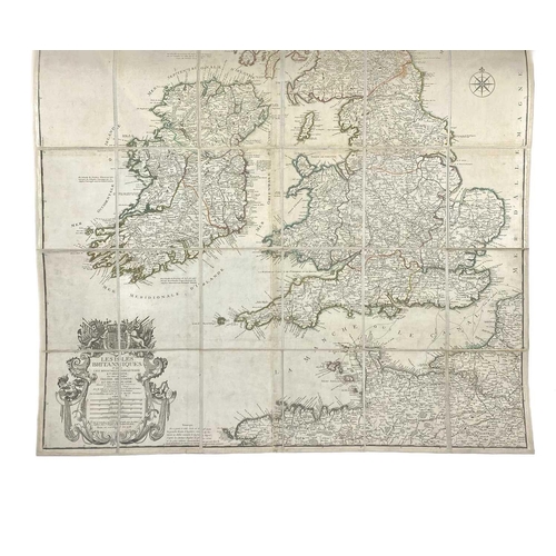 238A - 'Les Isles Britanniques' 'Par L. C. Desnos Geographe De Sa Majeste Danoise,' copper engraved map of ... 