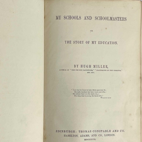 24 - Bindings. A handsome set of nine works by Charles Dickens, half black calf with marbled boards and c... 