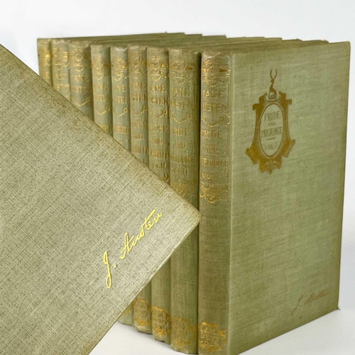 25 - Jane Austen. Ten uniform volumes. 'Pride and Prejudice,' edited by Reginald Brimley Johnson, two vol... 