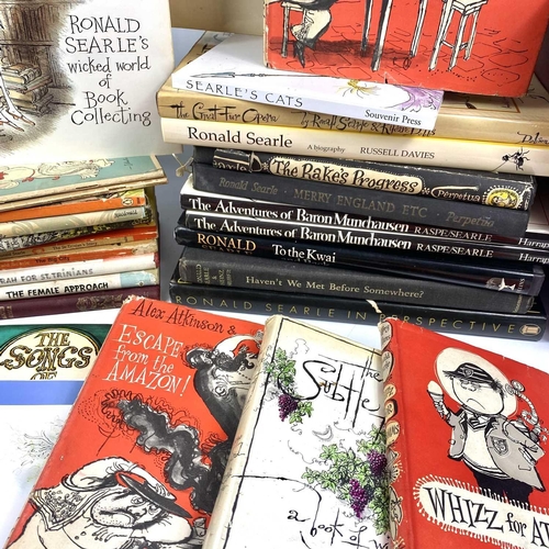 253 - Ronald Searle Illustrations. Thirty-five works including early works, large format, and paperbacks. ... 