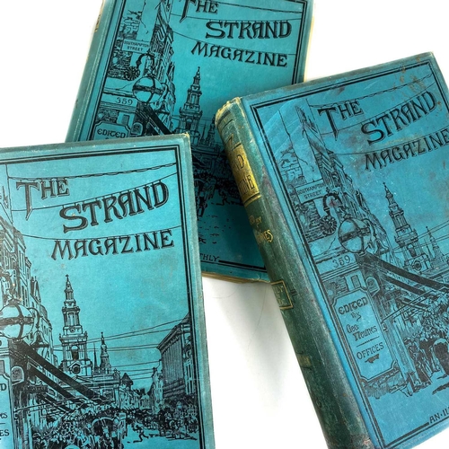 256 - Sir Arthur Conan Doyle (contributor). Vol I-XV of The Strand Magazine. A complete run of Vol I to VX... 