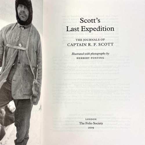 261 - FOLIO SOCIETY. Scott's Last Expedition - the Journals of Captain R. F. Scott and five other publicat... 