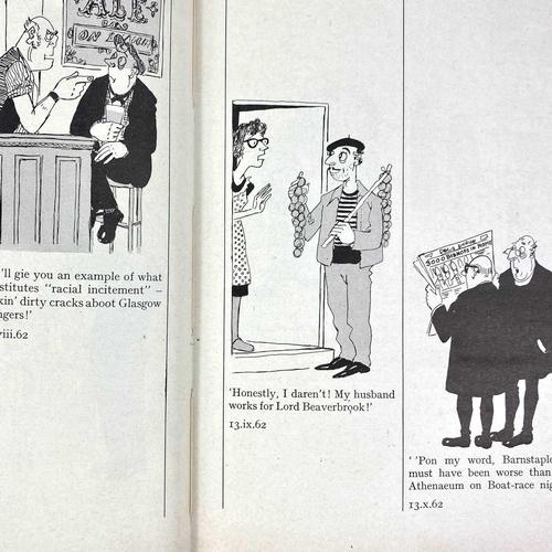 265 - Caricature, satire and cartoon interest. DAVID LOW. 'Europe Since Versailles,' two copies, pictorial... 