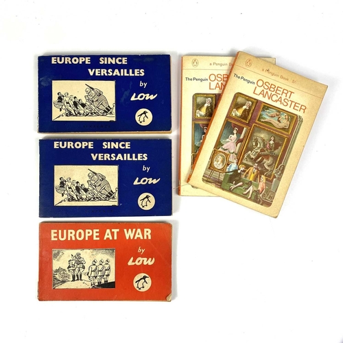 265 - Caricature, satire and cartoon interest. DAVID LOW. 'Europe Since Versailles,' two copies, pictorial... 