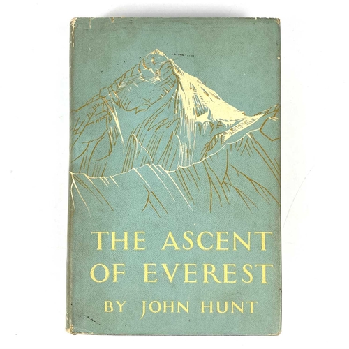 266 - Twenty-six titles covering mountaineering, climbing and caving JOHN HUNT, The Ascent of Everest; fir... 