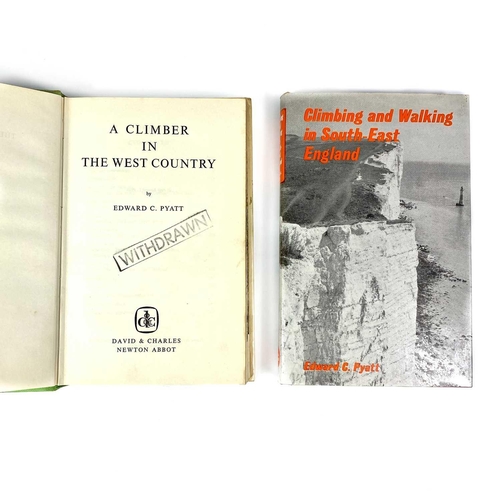 267 - Thirty-two titles covering mountaineering, climbing, adventure and caving EDWARD C. PYATT, A Climber... 