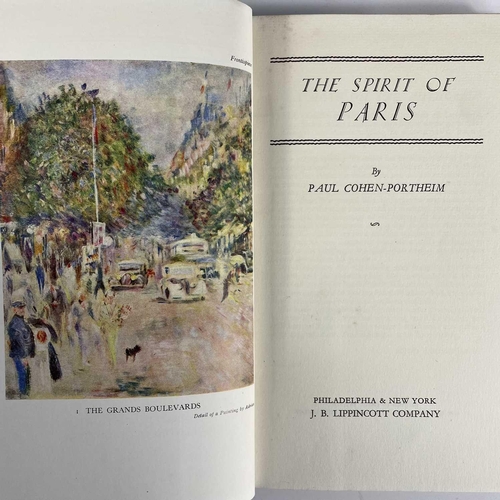 275 - B. T. BATSFORD TOPOGRAPHY INTEREST Paul COHEN PORTHEIM, The Spirit of Paris, first edition, attracti... 