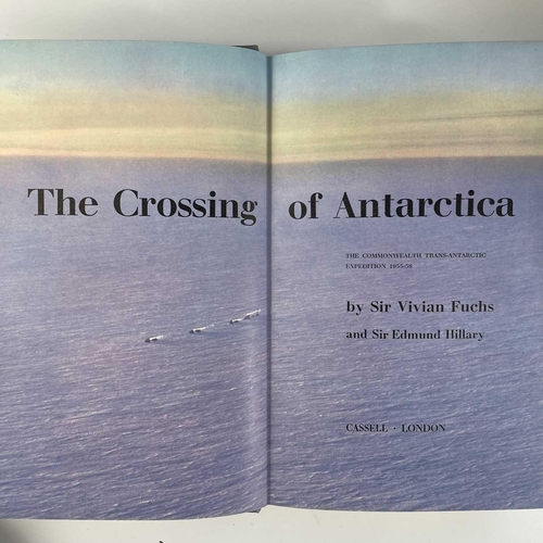 276 - Twenty-three works on mountaineering and artic exploration. Sir VIVIAN FUCHS and Sir EDMUND HILLARY.... 