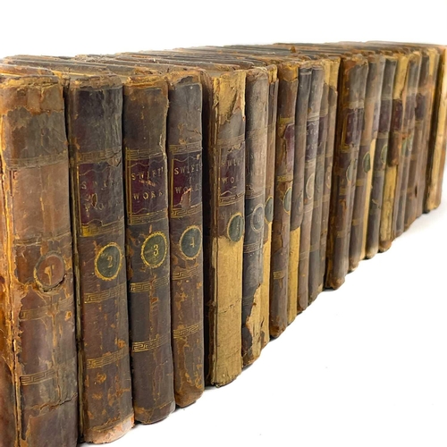 284 - Fifty works, mostly early 19th century. 'The Works of Dr. Jonathan Swift,' twenty-six volumes, full ... 