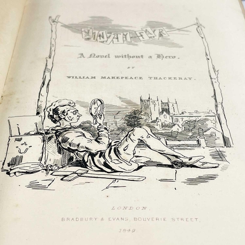 286 - ARTHUR PENDENNIS [William Makepeace Thackeray]. 'The Newcomes,' first edition, two volumes, contempo... 