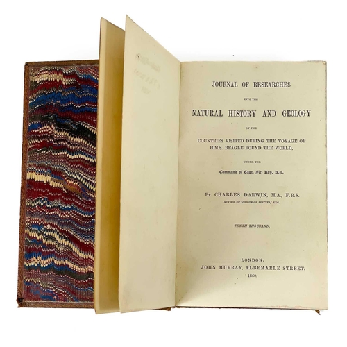 287 - Charles Darwin. 'Journal of Researches Into the Natural History and Geology of Countries Visited Dur... 