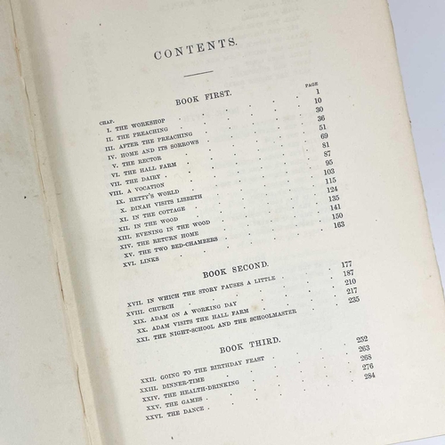 288 - [MARY ANN EVANS]. 'The Works of George Eliot'. Library Edition, ten volumes, uniformly bound in red ... 