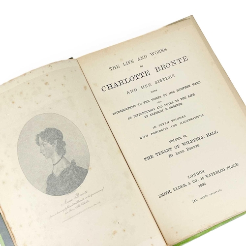 289 - Bronte Sisters interest. Seven uniformly bound works. 'The Life and Works of Charlotte Bronte and He... 