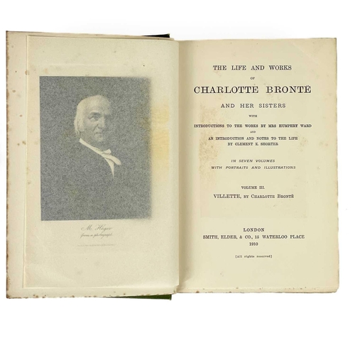 289 - Bronte Sisters interest. Seven uniformly bound works. 'The Life and Works of Charlotte Bronte and He... 