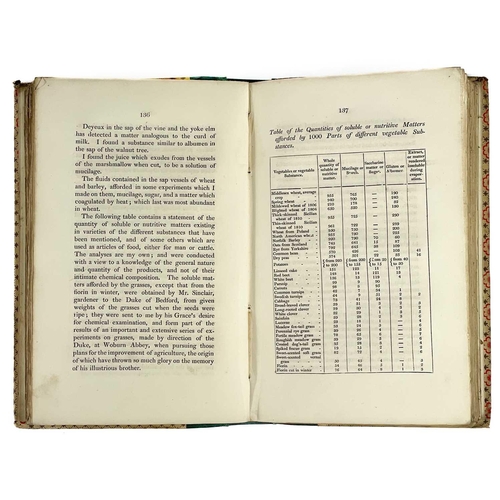 295 - Sir Humphry Davy. 'Elements of Agricultural Chemistry, In a Course of Lectures for The Board of Agri... 